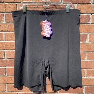 Yitty Mesh Me Smoothing High Waist Short Black NWT Size 4X